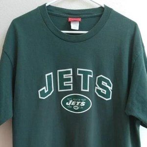 NEW YORK JETS NFL FOOTBALL NFL T-Shirt Men's LARGE Green